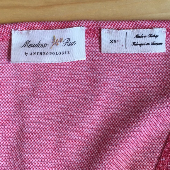 Anthropologie - Meadow Rue XS Pink Strappy Top - Picture 7 of 7